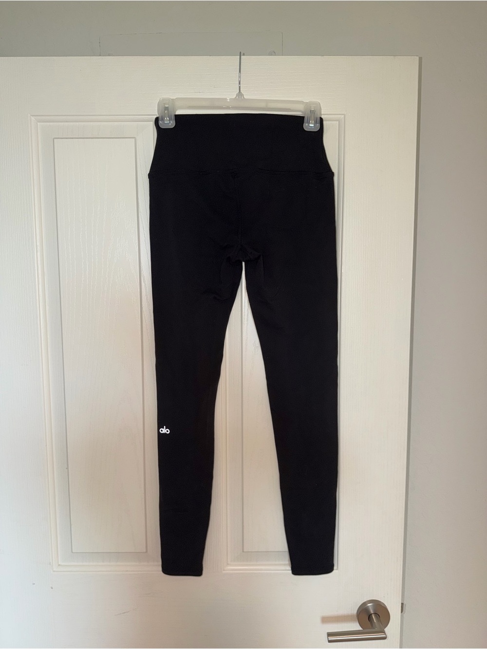 Alo Yoga Black High-Waist Stretch Leggings 7/8